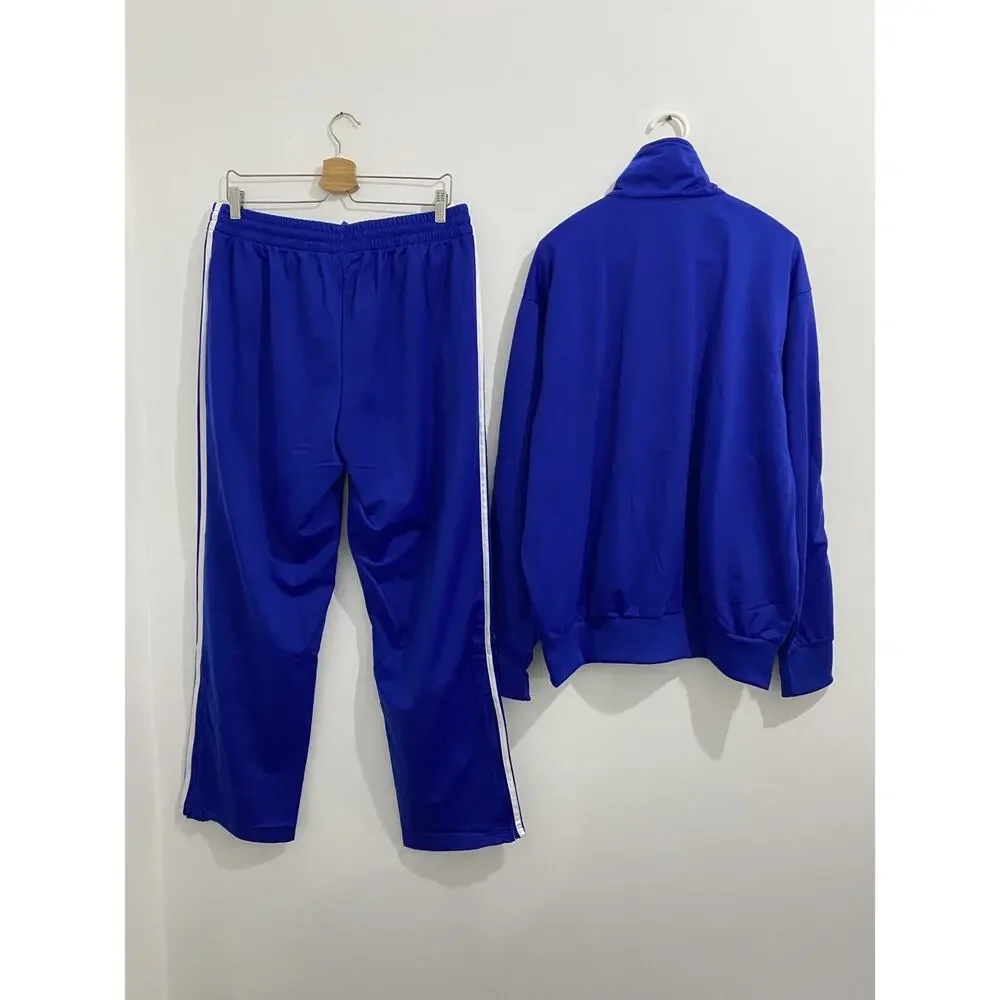 Adidas Originals Classics Firebird Tracksuit Semi Lucid Blue White Size XL
